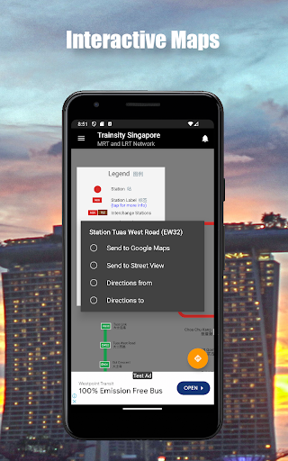 Trainsity Singapore MRT Screen 3