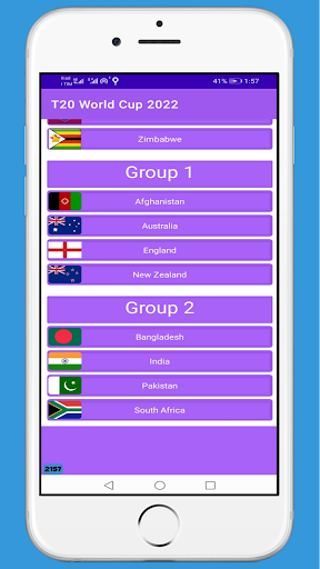 T20 World Cup 2022 Schedule Screen 3