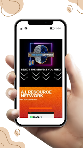 Android application AI Resource Network App screenshort