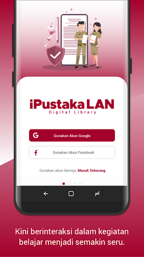 Android application iPustakaLAN screenshort