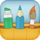 draw image and write on images icon