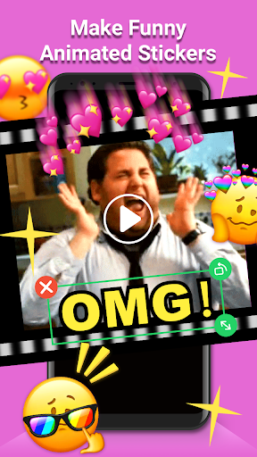 Android application Sticker Maker for WhatsApp screenshort