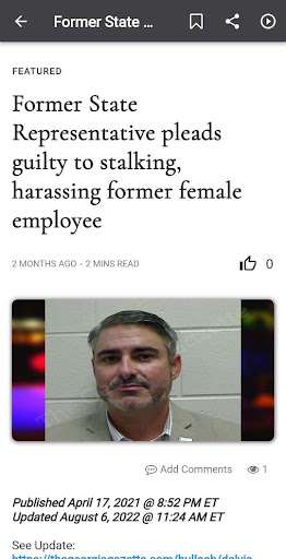 The Georgia Gazette Screen 3