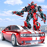Muscle Car Robot - Transforming Robot Car Games icon