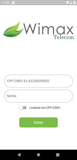 Android application Wimax Telecom screenshort