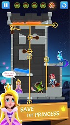 Hero Rescue - Pin Puzzle - Pull the Pin