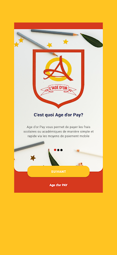 Android application Age d'or pay screenshort