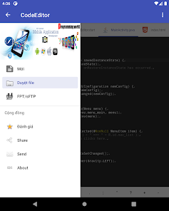 Captura 15 Code Editor Mobile - PHP, Java android