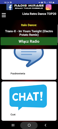 Radio Mirage - Radio ONLINE Screen 2