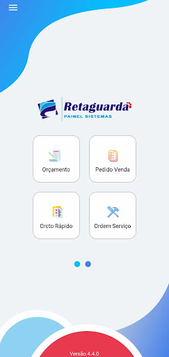 Android application Painel Retaguarda screenshort