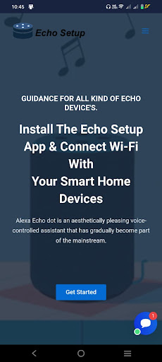Android application Echo Setup App screenshort