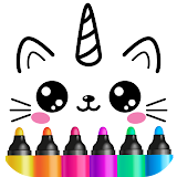 Drawing for kids! Toddler draw icon