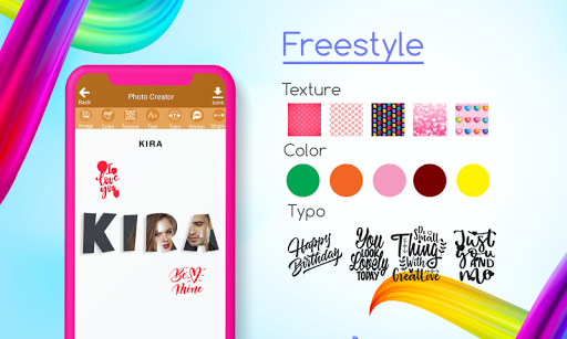 Textipy : Add Photos to Text Screen 3