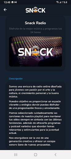 Snack Radio Screen 3