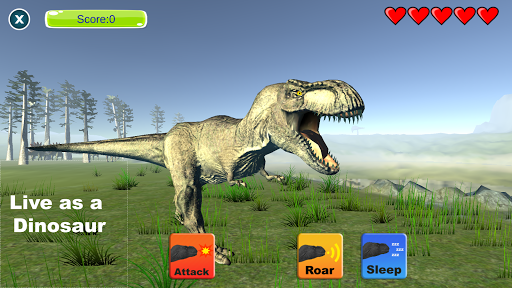 Dinosaur Sim MOD APK (Premium/Unlocked) screenshots 1