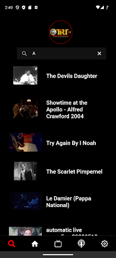 Android application TIRTTV screenshort