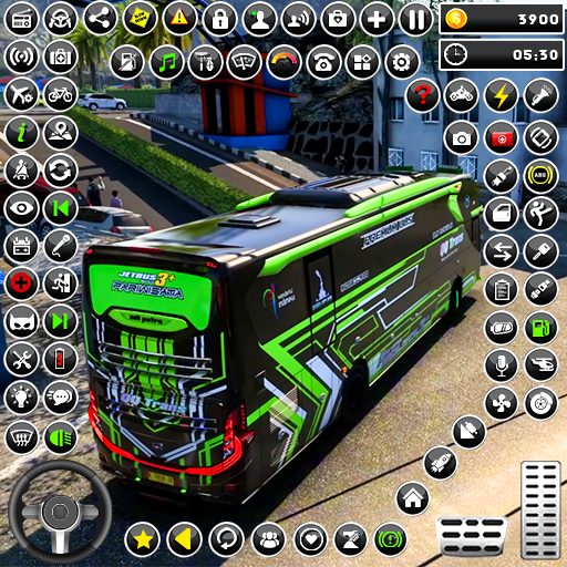 City Coach Bus Simulator Game  Icon