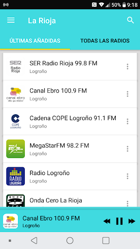Android application Radio La Rioja screenshort