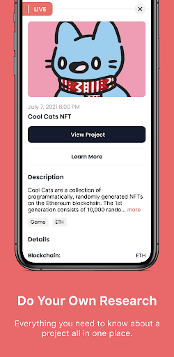 NiftyDrops Screen 2