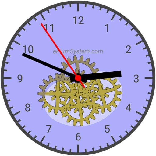 HoverClock analog vector clock Header - AppWisp.com
