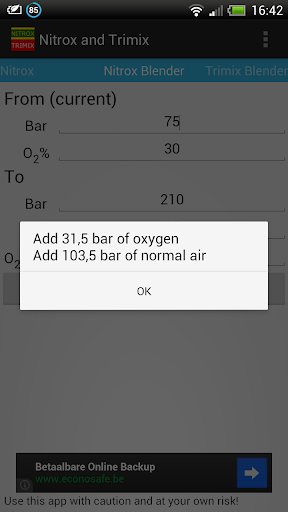 Nitrox And Trimix Screen 3