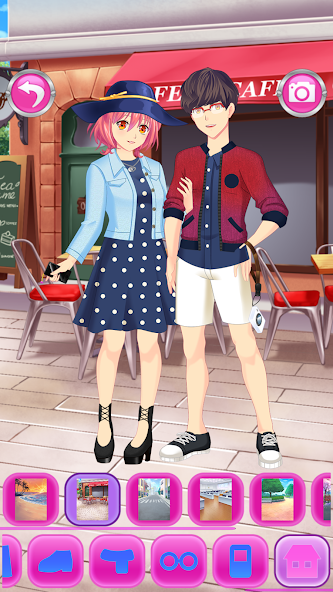 Anime Couples Dress Up Game screenshot