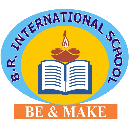 B R International School logo