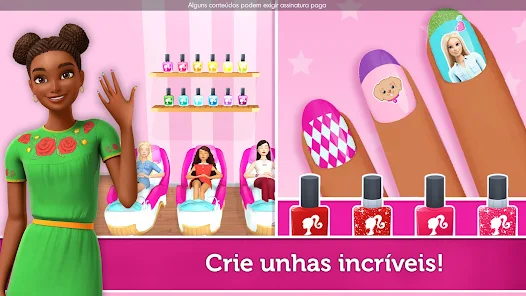 Jogos de Manicure da Barbie no Meninas Jogos