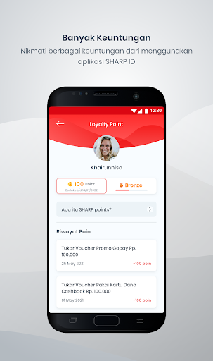 SHARP ID Screen 2