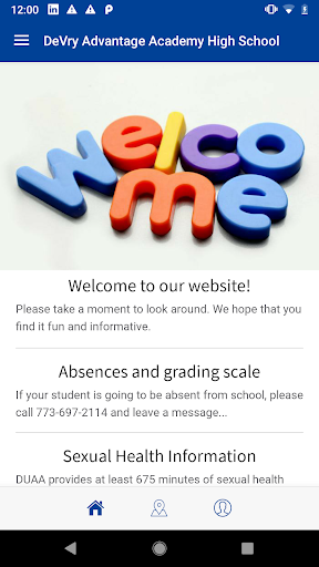 Android application DeVry Advantage Academy screenshort