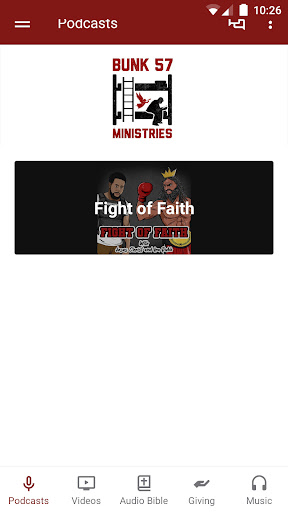 Android application Bunk 57 Ministries screenshort