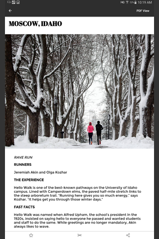 Runners World Screen 3