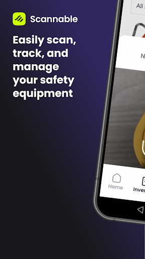 Android application Scannable Safety Equipment App screenshort