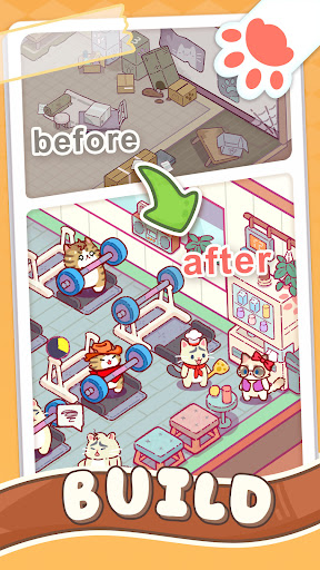 Kitty Gym - Idle Cat Games Screen 2