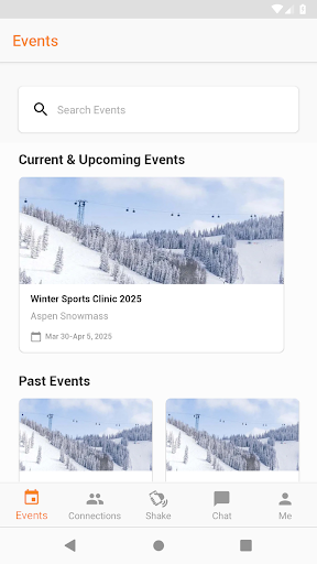 Screenshot of NDV Winter Sports Clinic