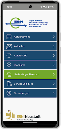 Android application Abfall-App Neustadt Weinstraße screenshort