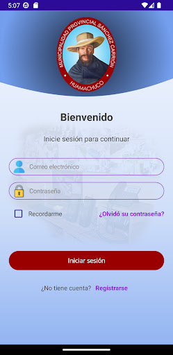 Android application Huamachuco Seguro screenshort