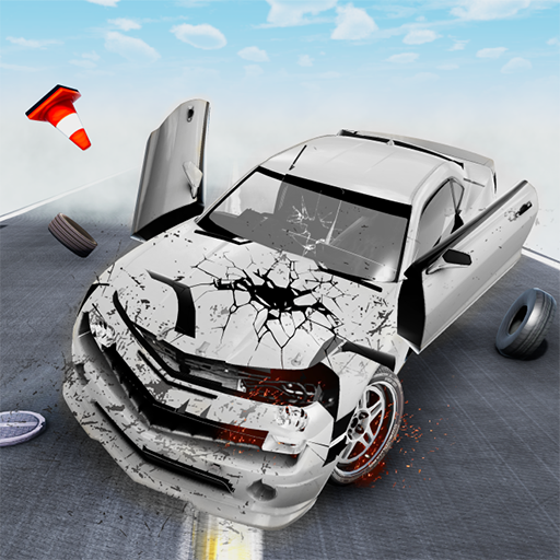 Mega Racing Car Crash Stunt