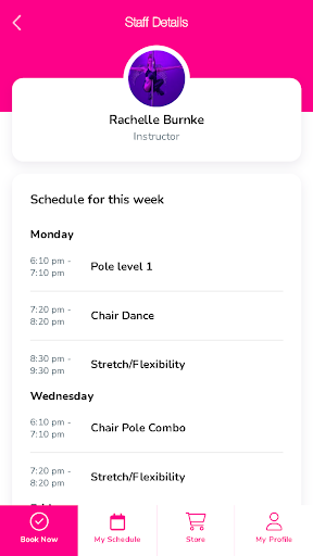Studio X Pole Fitness Screen 3