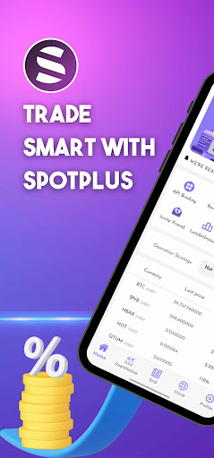 Android application Spotplus - AI Crypto Trading screenshort