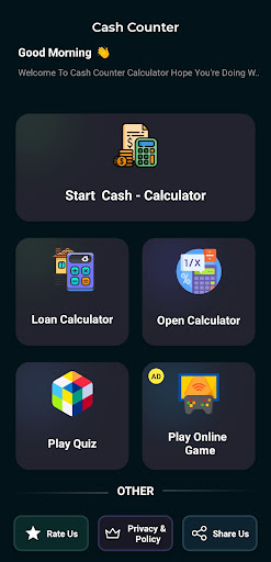 Cash Counter-Calculator