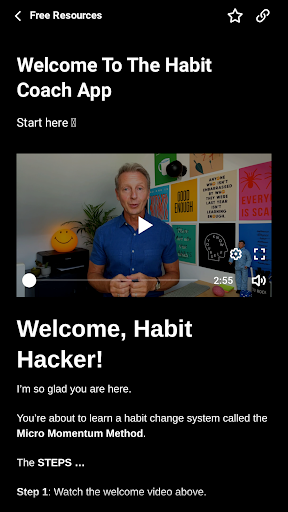 Habit Coach App Screen 2