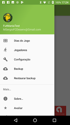 Android application Futebol Mania - Organize os ti screenshort