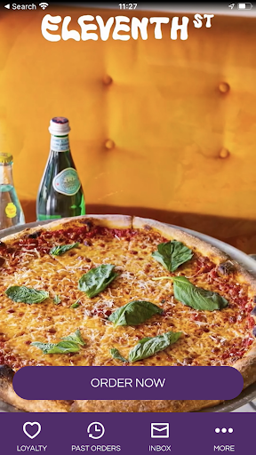 Android application Eleventh Street Pizza screenshort