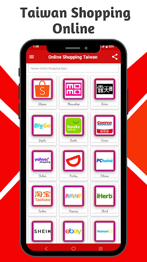 Android application Online Shopping Taiwan screenshort