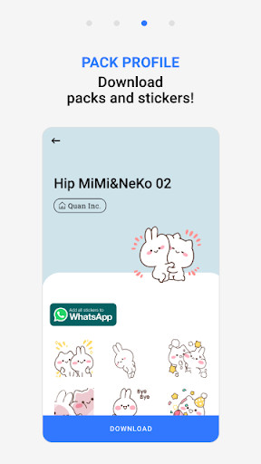mojitok GIF Stickers for Chat Screen 3