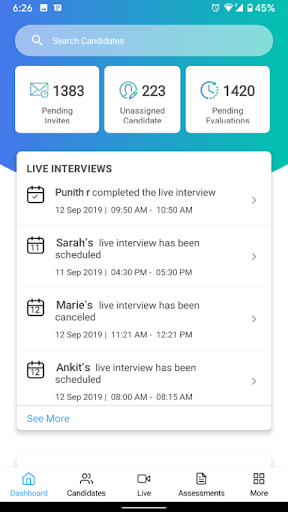 HCL Evaluation Screen 2