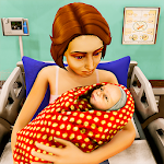 Cover Image of डाउनलोड वर्चुअल प्रेग्नेंट मॉम बेबी केयर - मदर सिम्युलेटर  APK