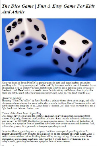 How to Play Dice ekran görüntüsü