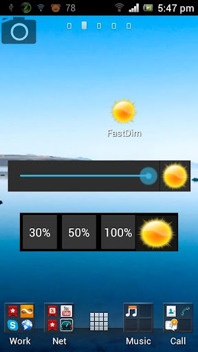 Fast Dim Screen Dimmer